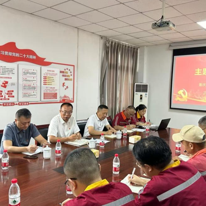 刘世斌到基层联系党支部-果园港埠第三党支部宣讲二十届三中全会精神并调研指导工作
