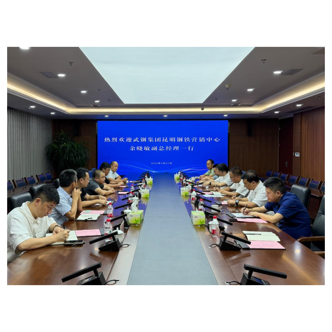 武钢集团昆明钢铁营销中心余晓敏一行到访a片免费看
